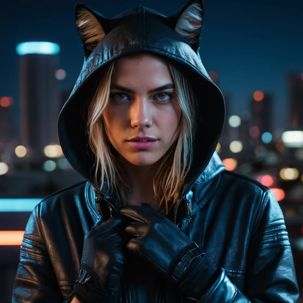 GTA 6 concept character Simone Aries, The Cat Burglar (fan-made)