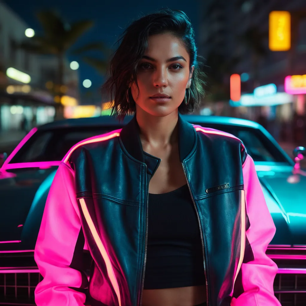 GTA 6 concept character Vicky Blaze, The Racer (fan-made)