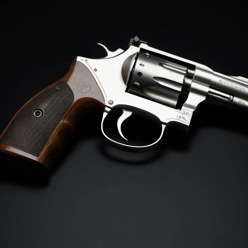 GTA 6 concept weapon Chrome Revolver, fan-made