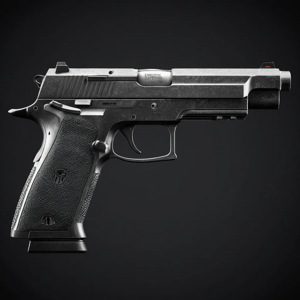 GTA 6 concept weapon Combat Pistol, fan-made