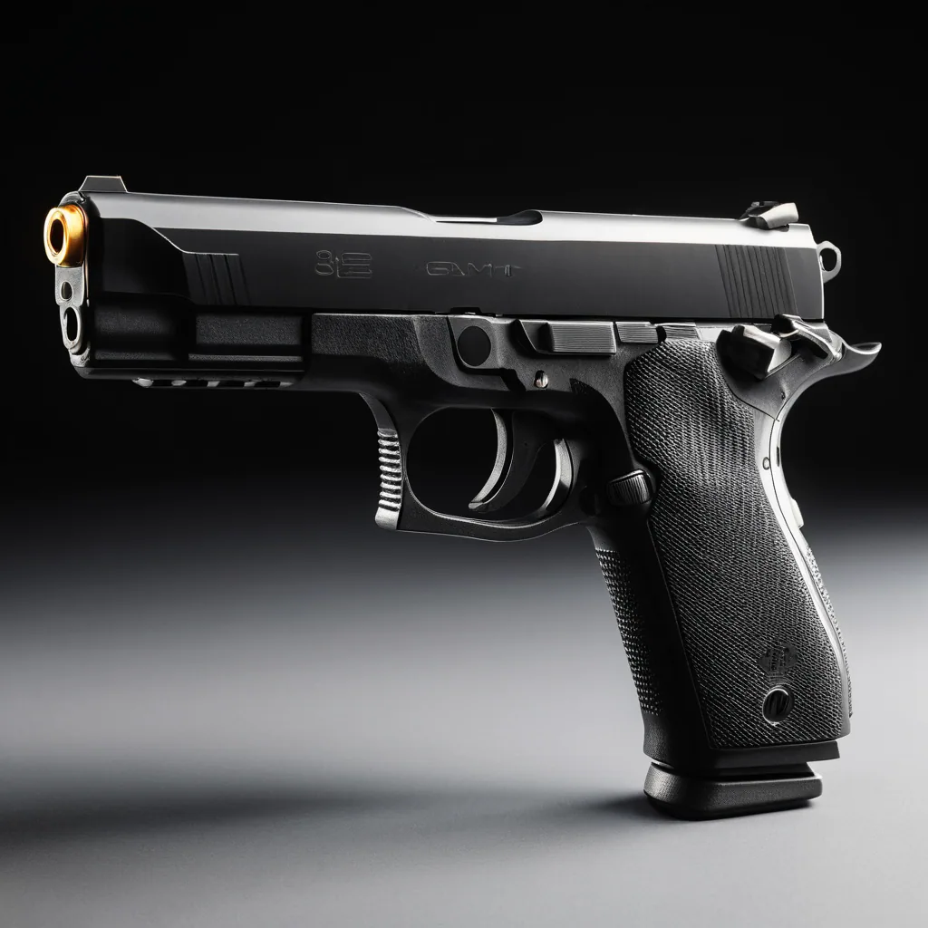 GTA 6 concept weapon Sidearm Pistol, fan-made